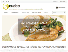 Tablet Screenshot of eudecfood.com
